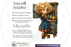 Autumnal Witch Kitchen Clipart | Cozy Fall PNG Set Product Image 2