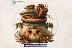 Autumnal Witch Kitchen Clipart | Cozy Fall PNG Set Product Image 4