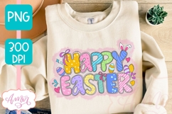 Happy Easter sublimation PNG Product Image 1