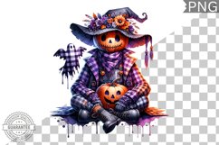 Halloween Scarecrow Sublimation - Clipart PNG Design Product Image 1