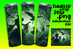 LIVELY 20oz Tumbler Wrap Design , Horror Halloween Product Image 1