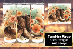 MODERN 20oz Sublimation Design , Western Product Image 1