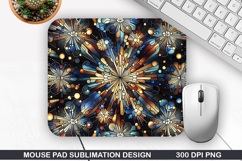 Fireworks Mouse Pad Sublimation, 4th Of July Mouse Pad PNG Product Image 1