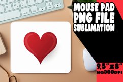 Love-Infused Design Mouse Mat Product Image 1