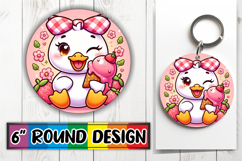 Unique Circle Designs for Gifts, Cute Goose Product Image 1