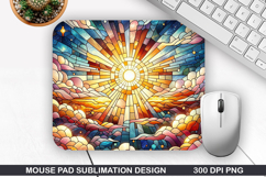 Mouse Pad Sublimation, Summer Mouse Pad PNG Design Product Image 1