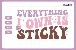 Funny Toddler T-shirt Quotes SVG | Sticky Product Image 3