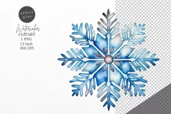Christmas clipart, Snowflake clipart, Winter clipart Product Image 1