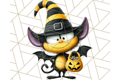 Monster Kids Clipart PNG, Cute Halloween Costume Art Product Image 5