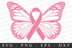 PInk Ribbon PNG | Breast Cancer Awareness Png Product Image 1