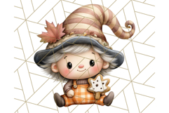 Fall Gnome Clipart PNG Cute Thanksgiving Gnomes Product Image 5