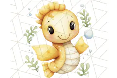 Under the Sea Nursery Clipart, Ocean Animals PNG Product Image 5