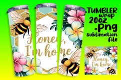 CHIC 20oz PNG Tumbler Wrap , Bee Product Image 1