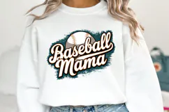 Baseball Mama Svg | Baseball Mom | SVG files | Game Day Product Image 1