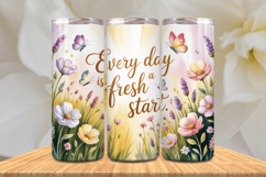 Positive Affirmations 20oz Tumbler wrap Inspirational Quotes Product Image 1