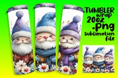 Holiday Tumbler Sublimation 20oz Gingerbread Pattern Product Image 1