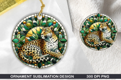 Animals Stained Glass Ornament Bundle, 30 High-Quality PNG Product Image 16