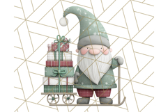 Cozy Winter Gnome Clipart PNG, Christmas Gnome Clip Art Product Image 5