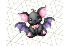 Pastel Goth Halloween PNG Clipart, Creepy Cute Art Product Image 5