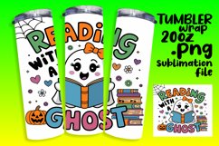 Exceptional 20oz Tumbler Design , Ghost Books Product Image 1