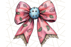 Western Style Bow PNG, Cute Cowboy, Cowgirl Coquette Png Product Image 5