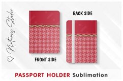 2 Trendy Fashion patterns - Passport Holder sublimation. Product Image 7