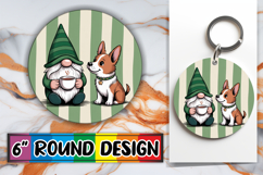 Cheerful Round Car Coaster, St Patricks Product Image 1