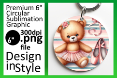 Stylish Round Design for Coasters , Teddy Bear Product Image 1