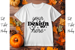 Fall t-shirt mockup, Fall mockup Product Image 1