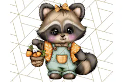 Woodland Autumn Parade Clipart PNG Fall Animals Product Image 5