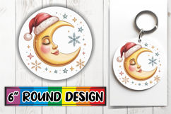 Bright Ornaments Round Sublimation, Cute Christmas Product Image 1