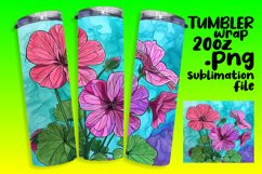 Colorful Floral Designs for 20oz Tumblers Product Image 1