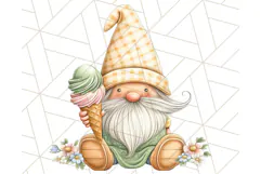 Summer Garden Gnomes Clipart PNG, Summer Country Gnomes Png Product Image 5