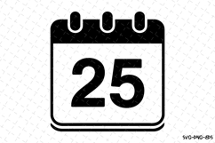 December 25 Svg | Christmas Svg | Svg Cut Files Product Image 1