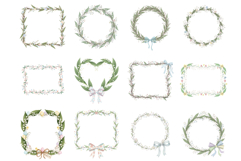 Easter Lily of the Valley Frames Clipart Product Image 7