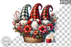 Christmas Gnome Sublimation - Clipart PNG Design Product Image 1
