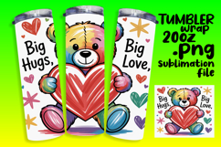 EYE-CATCHING 20oz Sublimation Tumbler , Valentines Day Product Image 1
