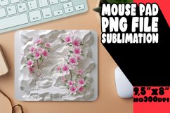 Sublimation for Mouse Pad 3D Flower in Hole PNG Product Image 1