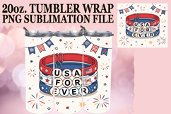 Gentle Breezes 20oz tumbler wrap, Patriotic Product Image 1