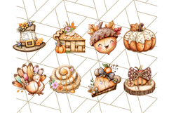Fall Cookie Clipart PNG, Autumn Sweets Pumpkin Cookies Product Image 5