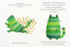 St Patricks Day Funny Cats Clipart Product Image 2