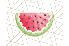Summer Iced Cookie Clipart PNG, Cute Tropical Cookies Product Image 5