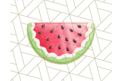 Summer Iced Cookie Clipart PNG, Cute Tropical Cookies Product Image 5