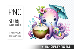 Summer Clipart PNG Bundle, Beach Clipart Design Product Image 2