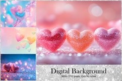Heart Valentines Background Love Wallpaper Blank Backdrop_57 Product Image 1