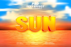 Sun 3D Text Effect Style Product Image 1