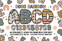 BOHO RAINBOW Alphabet A-Z Numbers Classroom Decor Product Image 1