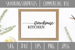 Farmhouse Kitchen SVG, DXF, EPS, PNG, JPEG Product Image 2