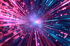 Neon Light Burst Background Wallpaper Product Image 1