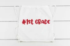#1st Grade SVG Cut File - Back to School DXF EPS PNG JPG Product Image 4